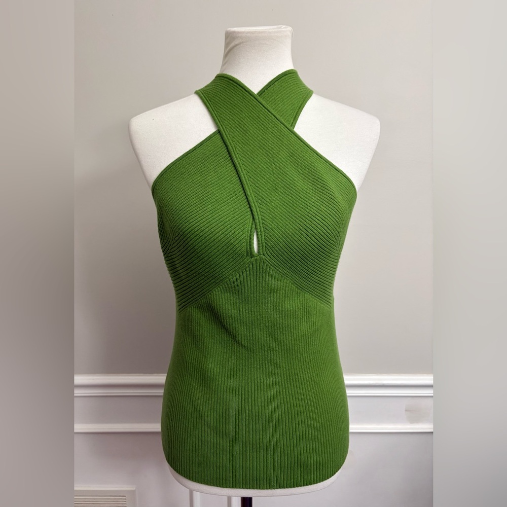 New Banana Republic Knit Top In Green Size M